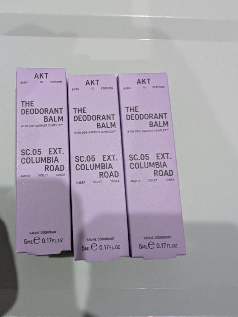 Akt born to perform the deodorant balm sc 05 Columbia road new in box